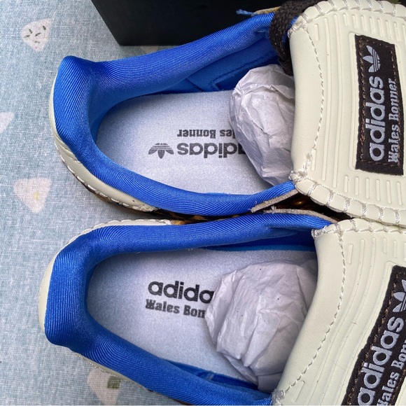 Adidas Blue and Brown Sneakers with Leopard Print - Picture 5 of 8